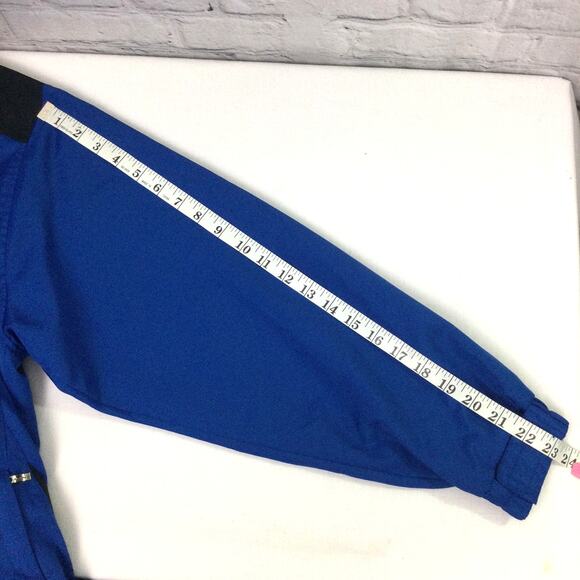 Grand Slam Men's 1/4 Zip Mock Neck Pullover Long Sleeve Golf Jacket Blue L - Picture 11 of 11